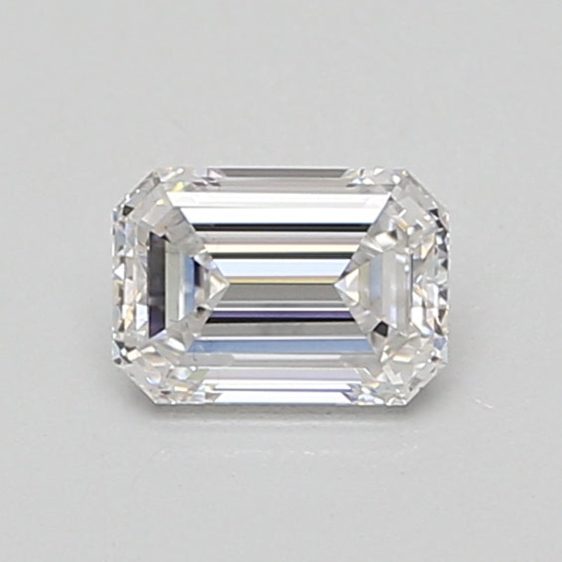 0.73 Ct Emerald Lab Diamond  D  VS2   IGI