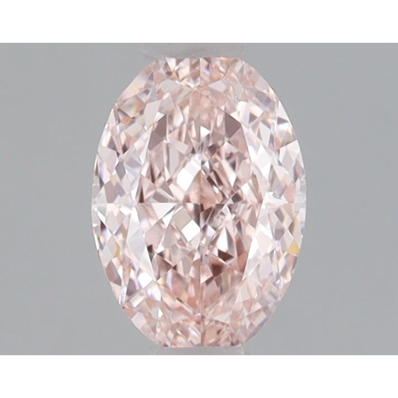 0.69 Ct Oval Lab Diamond  Fancy Pink  VS1   IGI