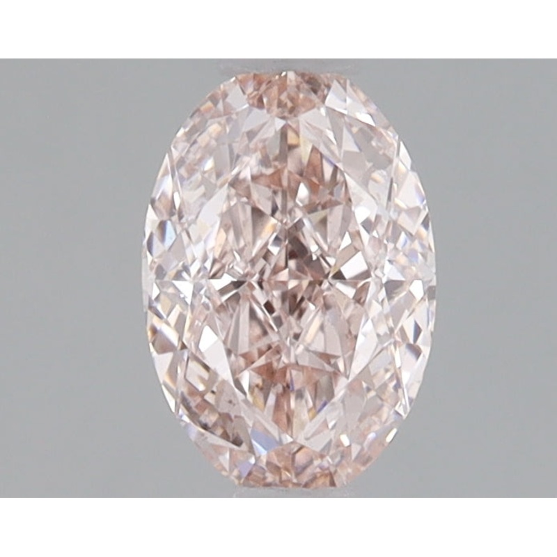 0.74 Ct Oval Lab Diamond  Fancy Light Pink  VS2   IGI