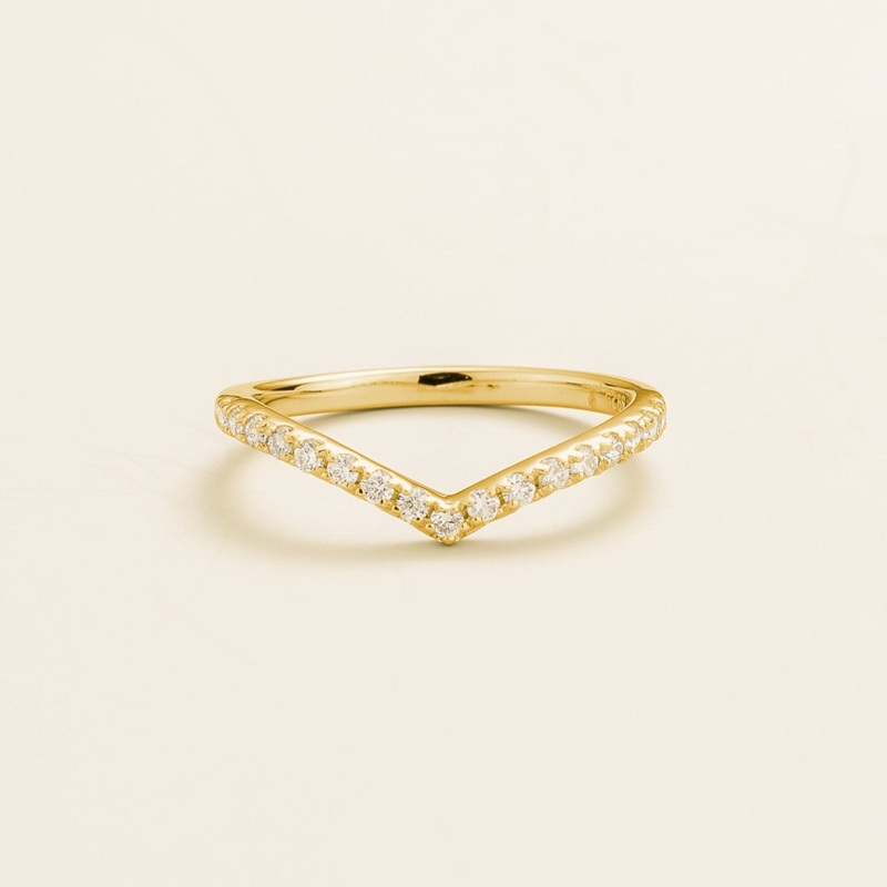 Kasso Gold Ring Set With Diamond