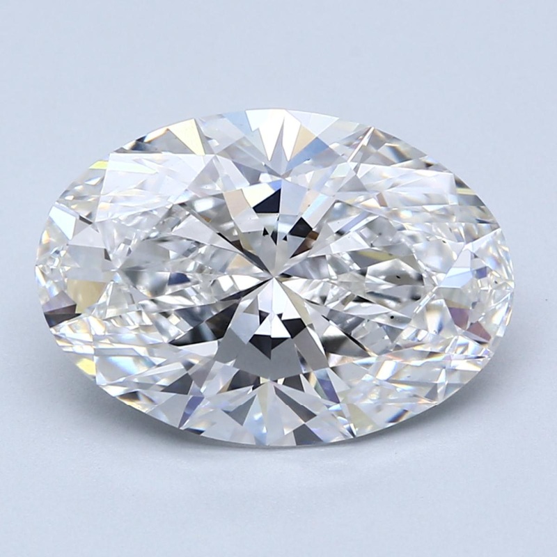 7.06 Ct Oval Lab Diamond  Treated  VS2   GIA