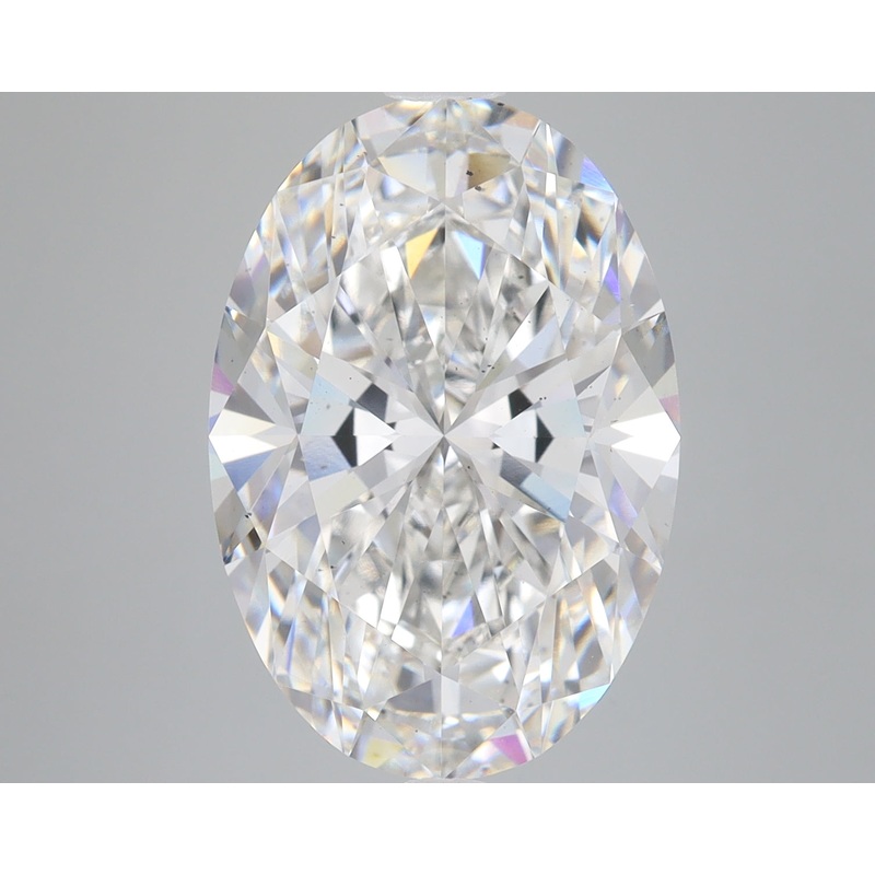 8.09 Ct Oval Lab Diamond  F  SI1   GIA